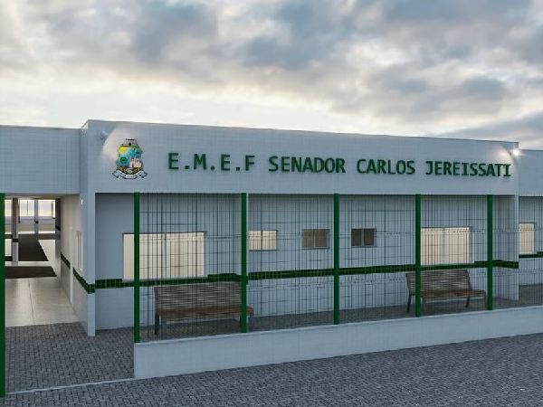 Obra de construção do complexo educacional Carlos Jereissati